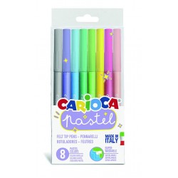 Carioca Μαρκαδόροι Pastel 8 τμχ